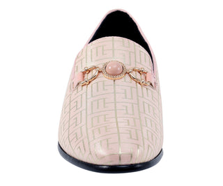 Amali Kazimar light pink loafers front