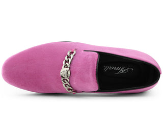 Amali Lynx hot pink loafers top