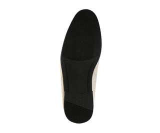 Amali Bower champagne loafers sole