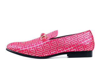 Amali Kazimar fuschia loafers​​ side