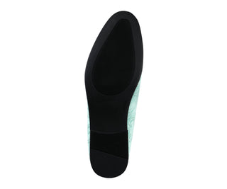 Amali Bryant mint smoking slippers sole