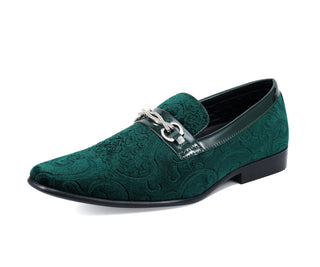 Amali Throne green velvet dress shoes​ main