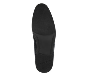 Amali Ivano black and red loafers sole