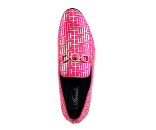 Amali Kazimar fuschia loafers​​ top