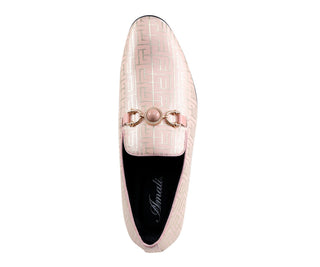 Amali Kazimar light pink loafers top