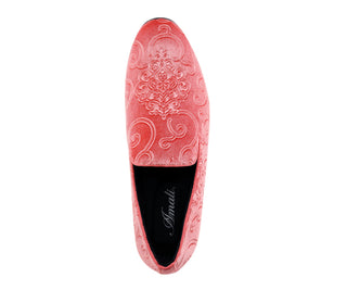 Amali Bryant coral smoking slippers top