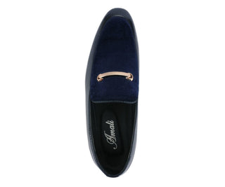 Amali Andrew navy blue dress loafers top