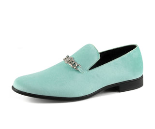 Amali Lynx mint green mens loafers main