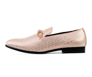 Amali Kazimar light pink loafers side