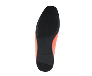 Amali Lynx orange loafers sole