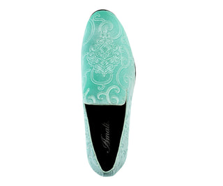 Amali Bryant mint smoking slippers top