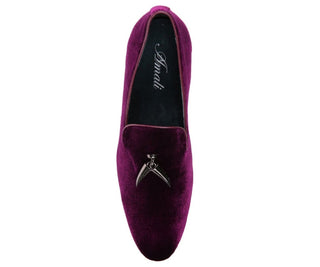 men's velvet smoking slippers