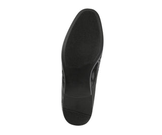 Amali Jano black smoking slippers sole