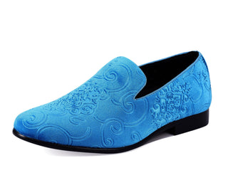 Amali Bryant pool blue smoking slippers main