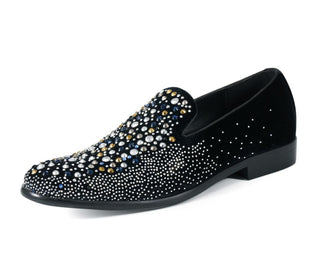 Amali Geno black sparkly dress shoes main