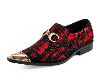 Amali Carlton red metal tip dress shoes main