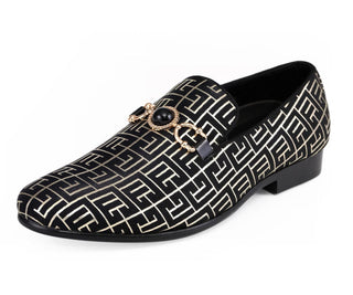 Amali Kazimar shiny black loafers​ main