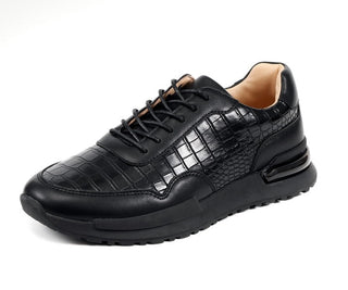 Mazino Hank black lace up sneakers main