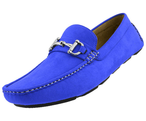 royal blue moccasins