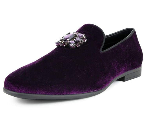 Mens sale purple slippers